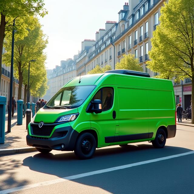 Livraison verte flotte électrique Paris